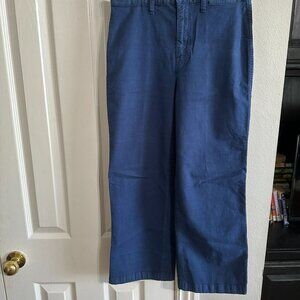 J Crew Slim Wide Leg Ankle Pants